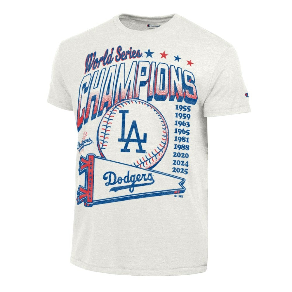 Los Angeles Dodgers Champion Winning Tradition Cooperstown Tri-Blend T-Shirt | MLB Outlet