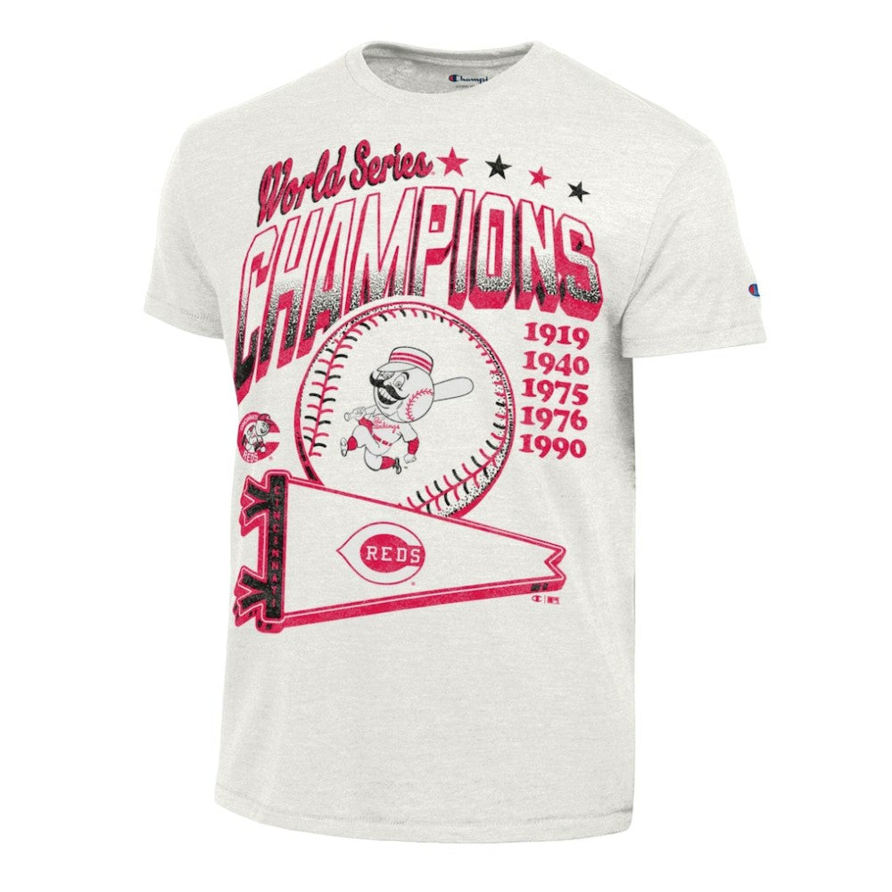 Cincinnati Reds Champion Winning Tradition Cooperstown Tri-Blend T-Shirt | MLB Discount