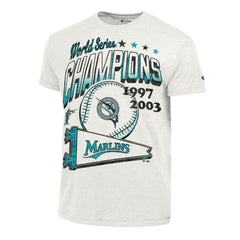 Miami Marlins Champion Winning Tradition Cooperstown Tri-Blend T-Shirt | MLB Discount
