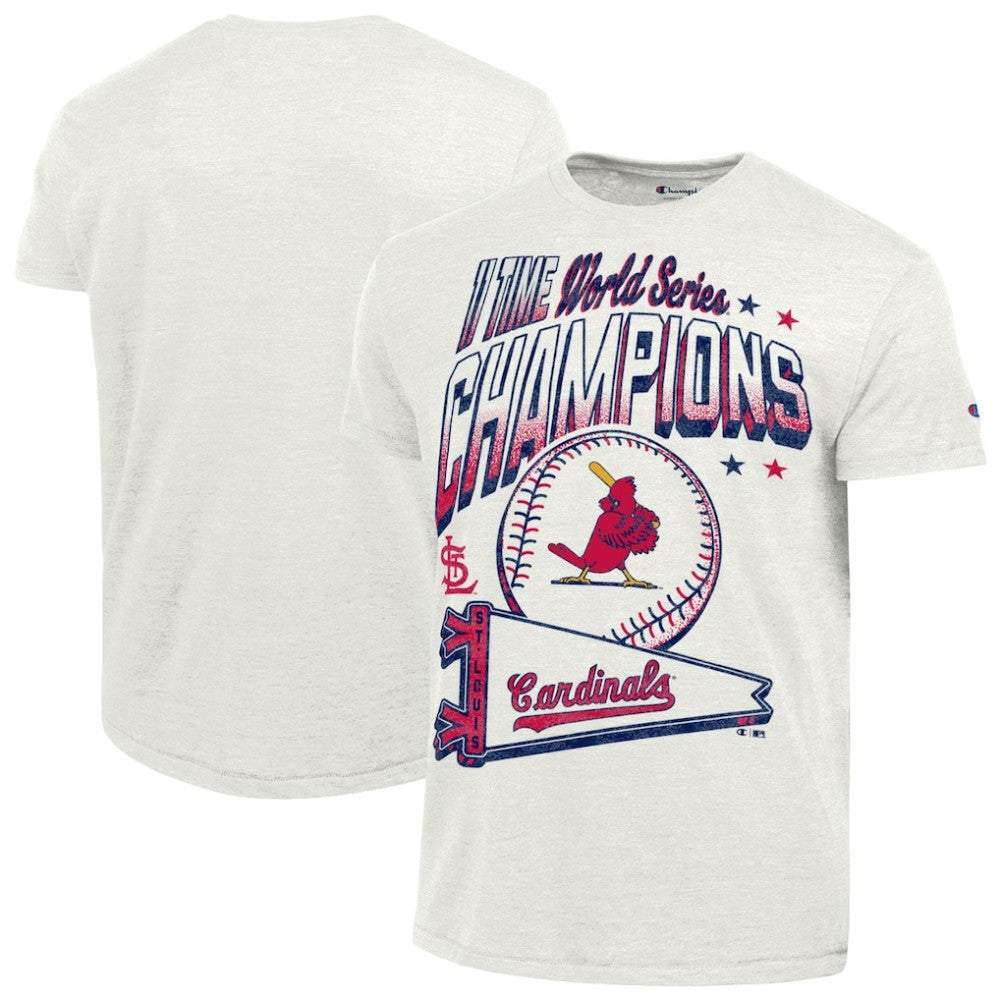 St. Louis Cardinals Champion Winning Tradition Cooperstown Tri-Blend T-Shirt | MLB Outlet