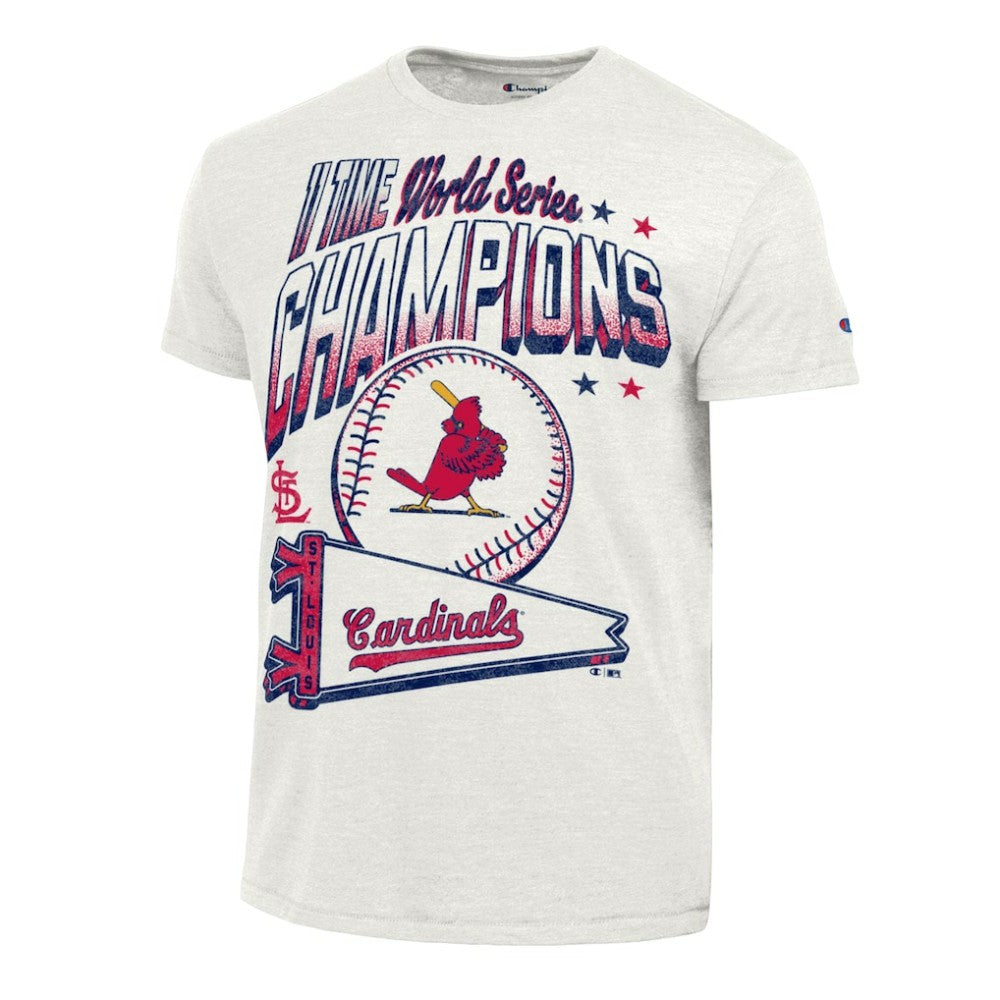 St. Louis Cardinals Champion Winning Tradition Cooperstown Tri-Blend T-Shirt | MLB Outlet