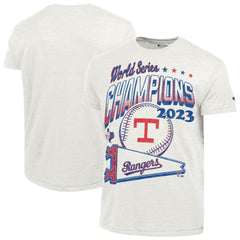 Texas Rangers Champion Winning Tradition Cooperstown Tri-Blend T-Shirt | MLB Outlet