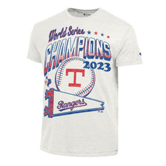 Texas Rangers Champion Winning Tradition Cooperstown Tri-Blend T-Shirt | MLB Outlet