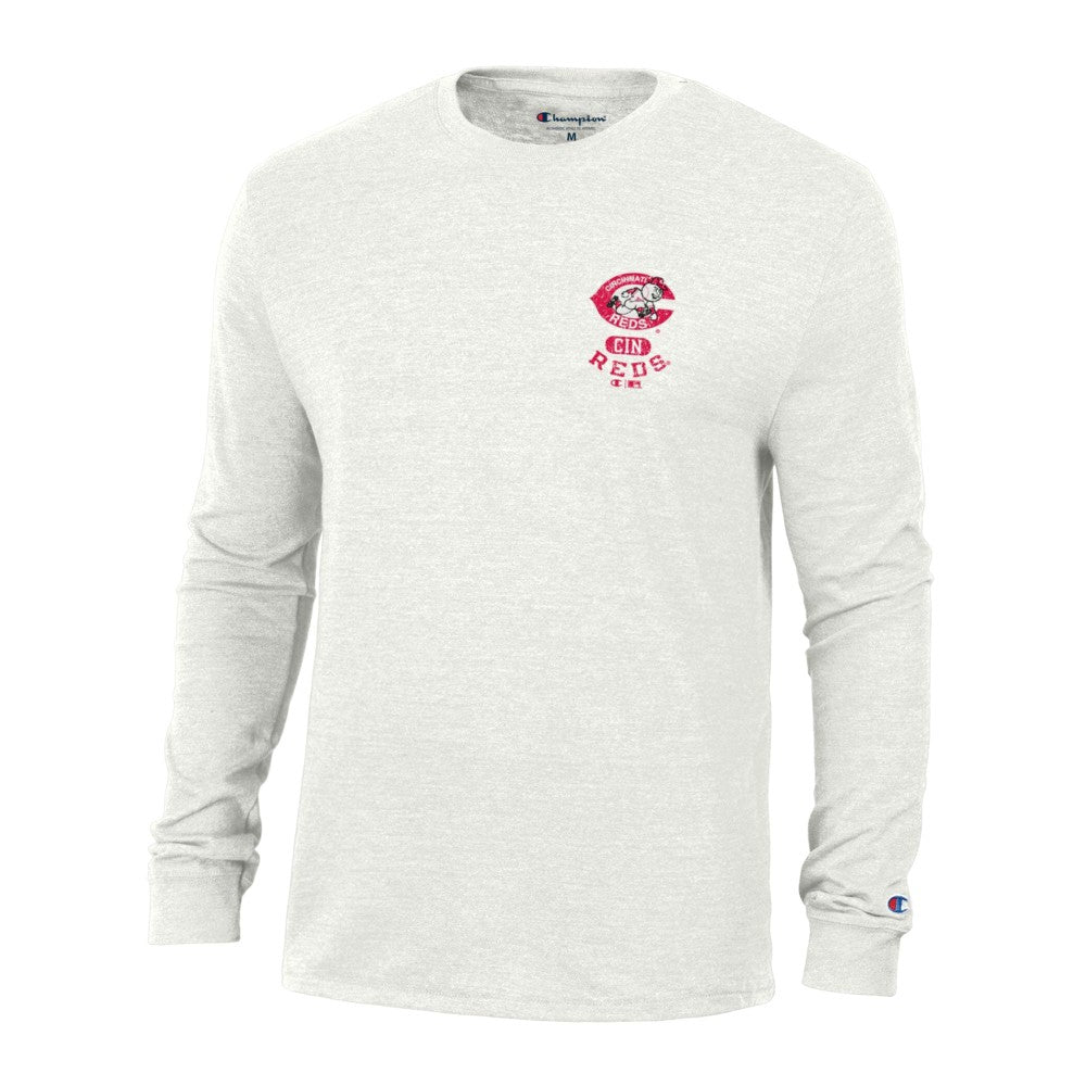Cincinnati Reds Champion Cooperstown Winning Tradition Tri-Blend Long Sleeve T-Shirt | MLB For sale