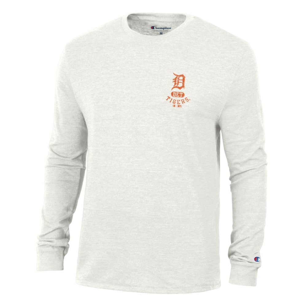 Detroit Tigers Champion Cooperstown Winning Tradition Tri-Blend Long Sleeve T-Shirt | MLB On Sale