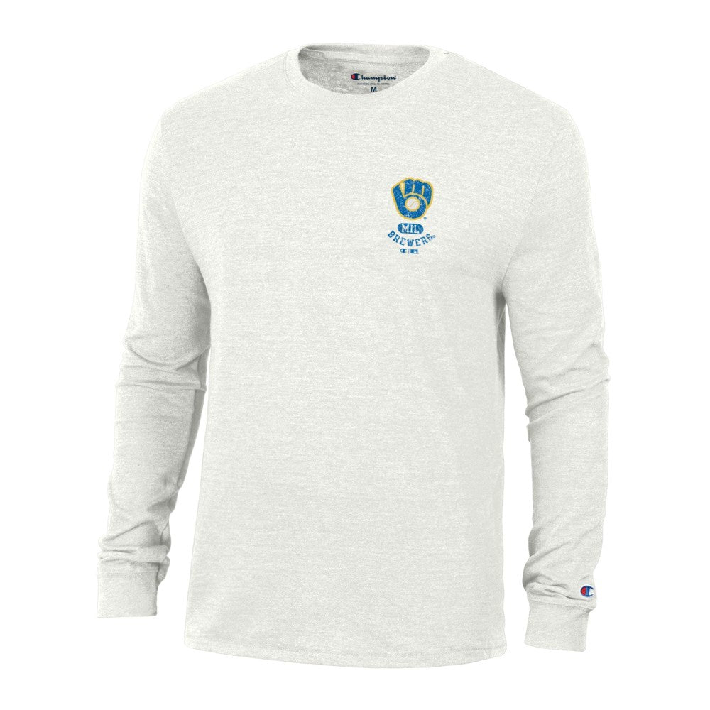 Milwaukee Brewers Champion Cooperstown Winning Tradition Tri-Blend Long Sleeve T-Shirt | MLB Online