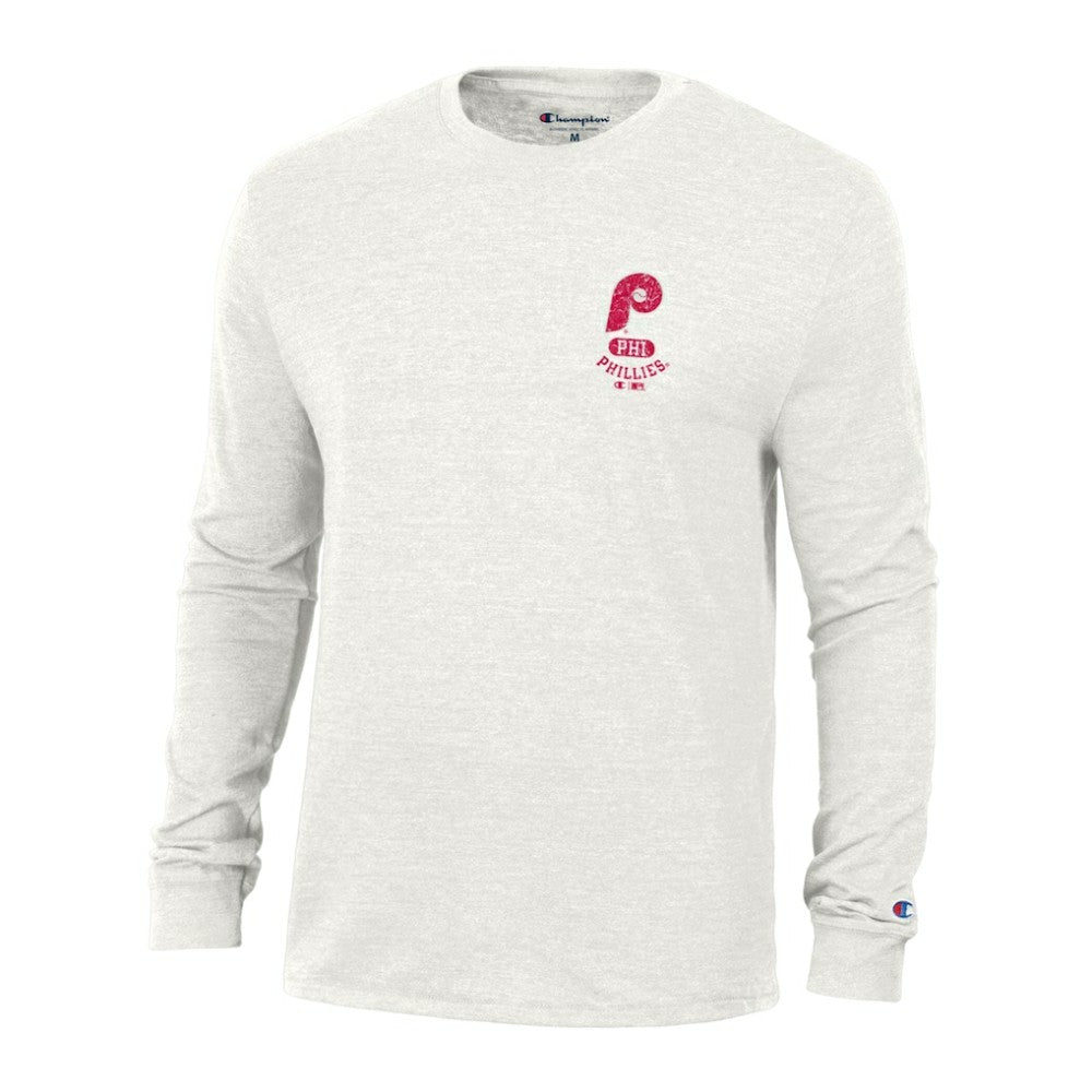 Philadelphia Phillies Champion Cooperstown Winning Tradition Tri-Blend Long Sleeve T-Shirt | MLB Near me