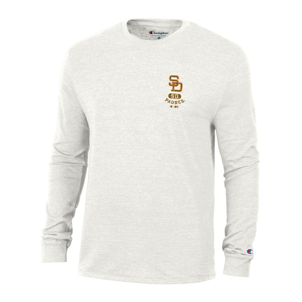 San Diego Padres Champion Cooperstown Winning Tradition Tri-Blend Long Sleeve T-Shirt | MLB Outlet
