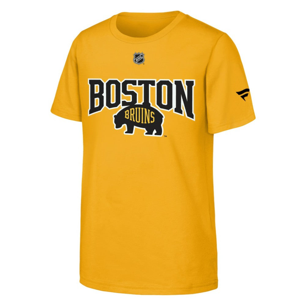 Boston Bruins Fanatics Youth 2026 NHL Stadium Series Authentic Locker Room T-Shirt For Sale