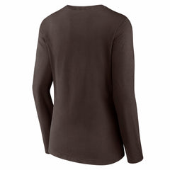 Cleveland Browns  Women's Hustle Long Sleeve V-Neck T-Shirt