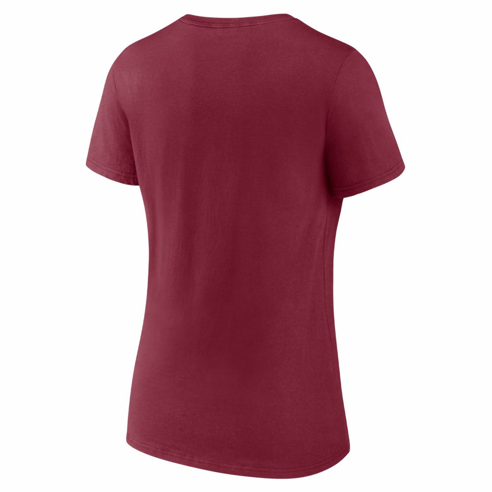 Washington Commanders  Women's Hustle V-Neck T-Shirt