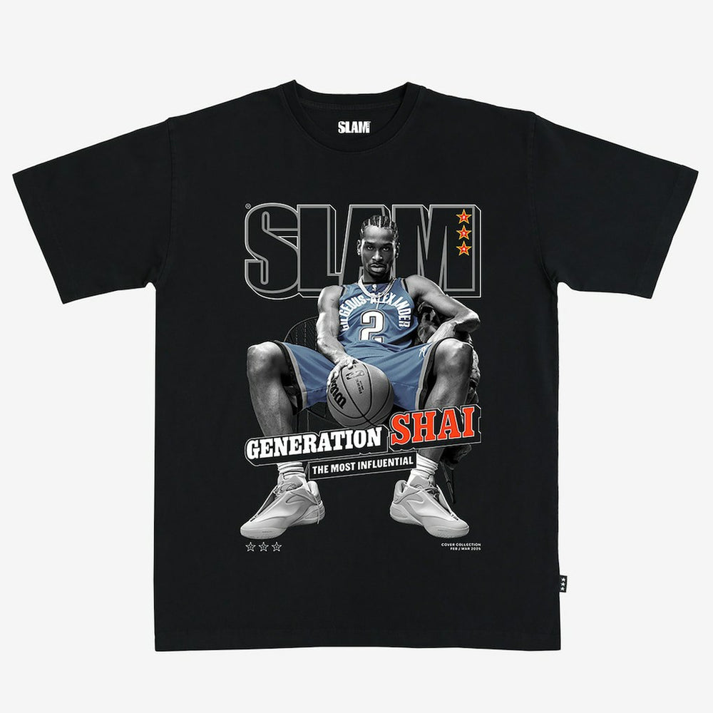 Shai Gilgeous-Alexander Oklahoma City Thunder Unisex SLAM Cover T-Shirt On Sale