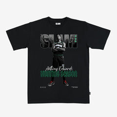 Anthony Edwards Minnesota Timberwolves Unisex SLAM Cover T-Shirt On Sale