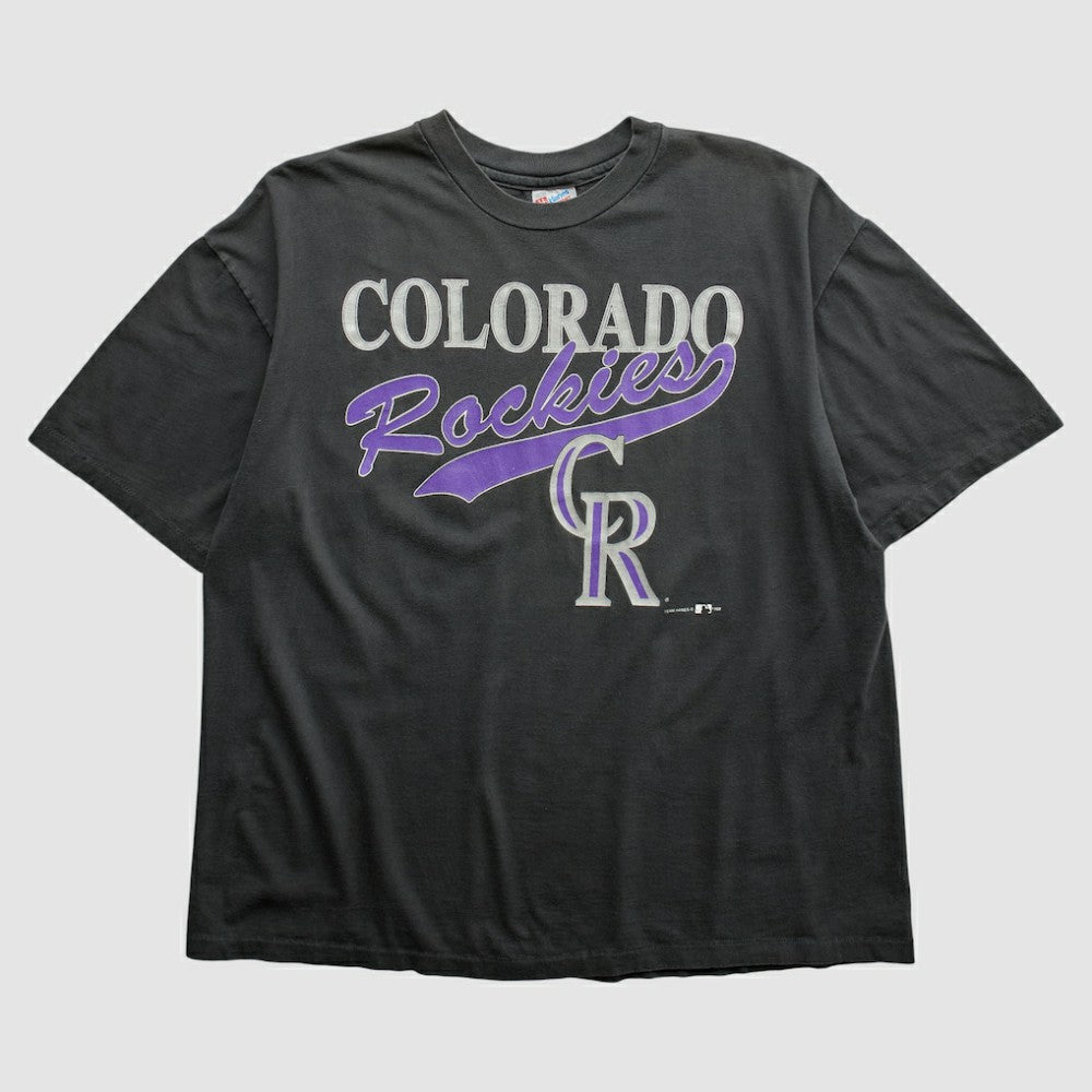 Colorado Rockies Hanes 90s T-shirt | MLB Outlet