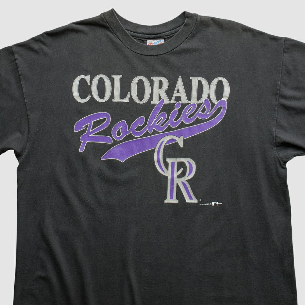 Colorado Rockies Hanes 90s T-shirt | MLB Outlet