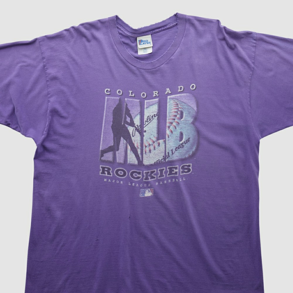 Colorado Rockies Pro Player 90s T-shirt | MLB For sale