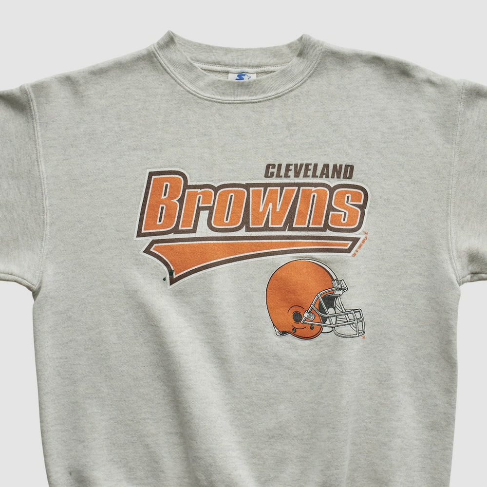 Cleveland Browns Fanatics Starter 90s Pullover Sweatshirt