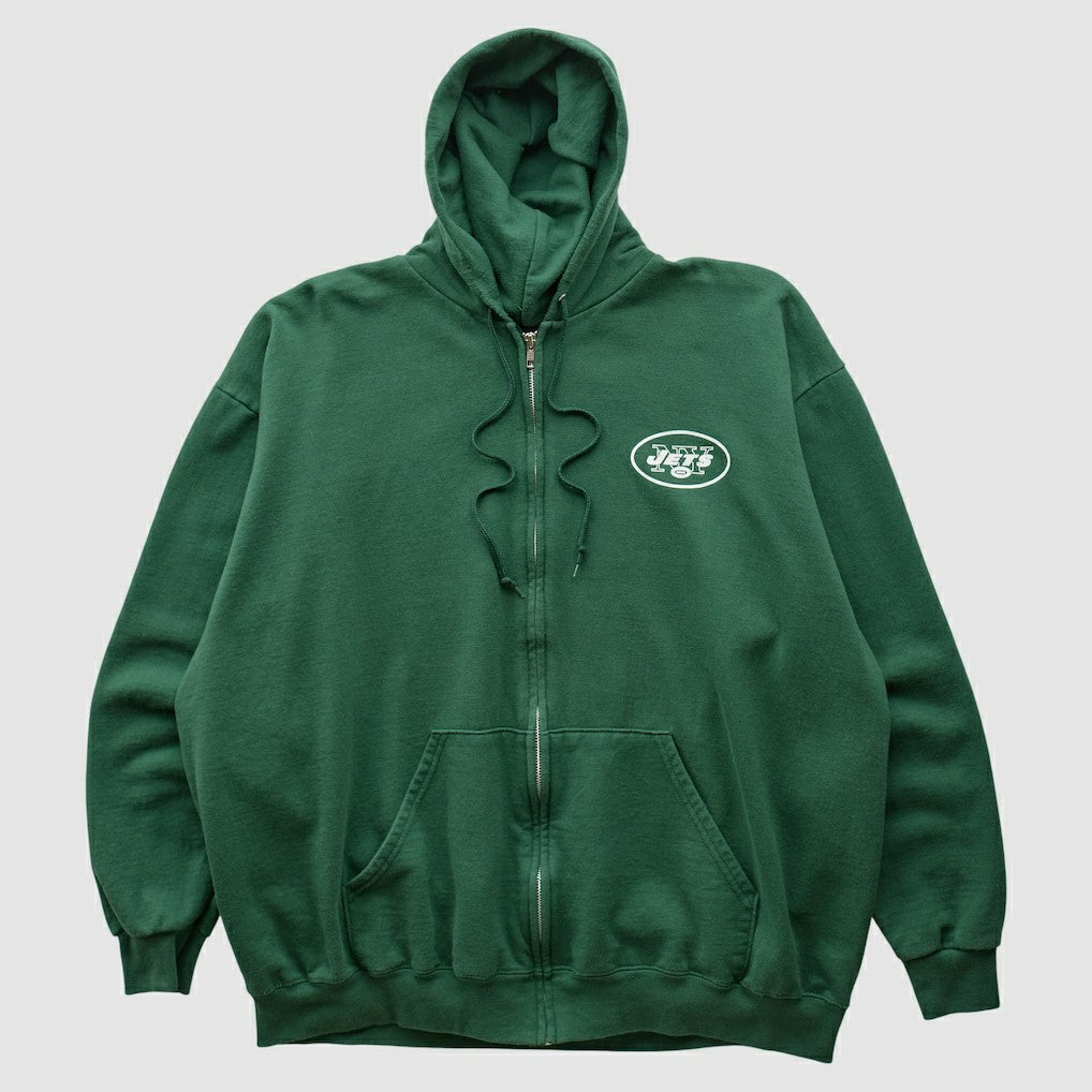 New York Jets Fanatics NFL 2000s Hooded Full Zip Sweatshirt