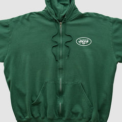 New York Jets Fanatics NFL 2000s Hooded Full Zip Sweatshirt
