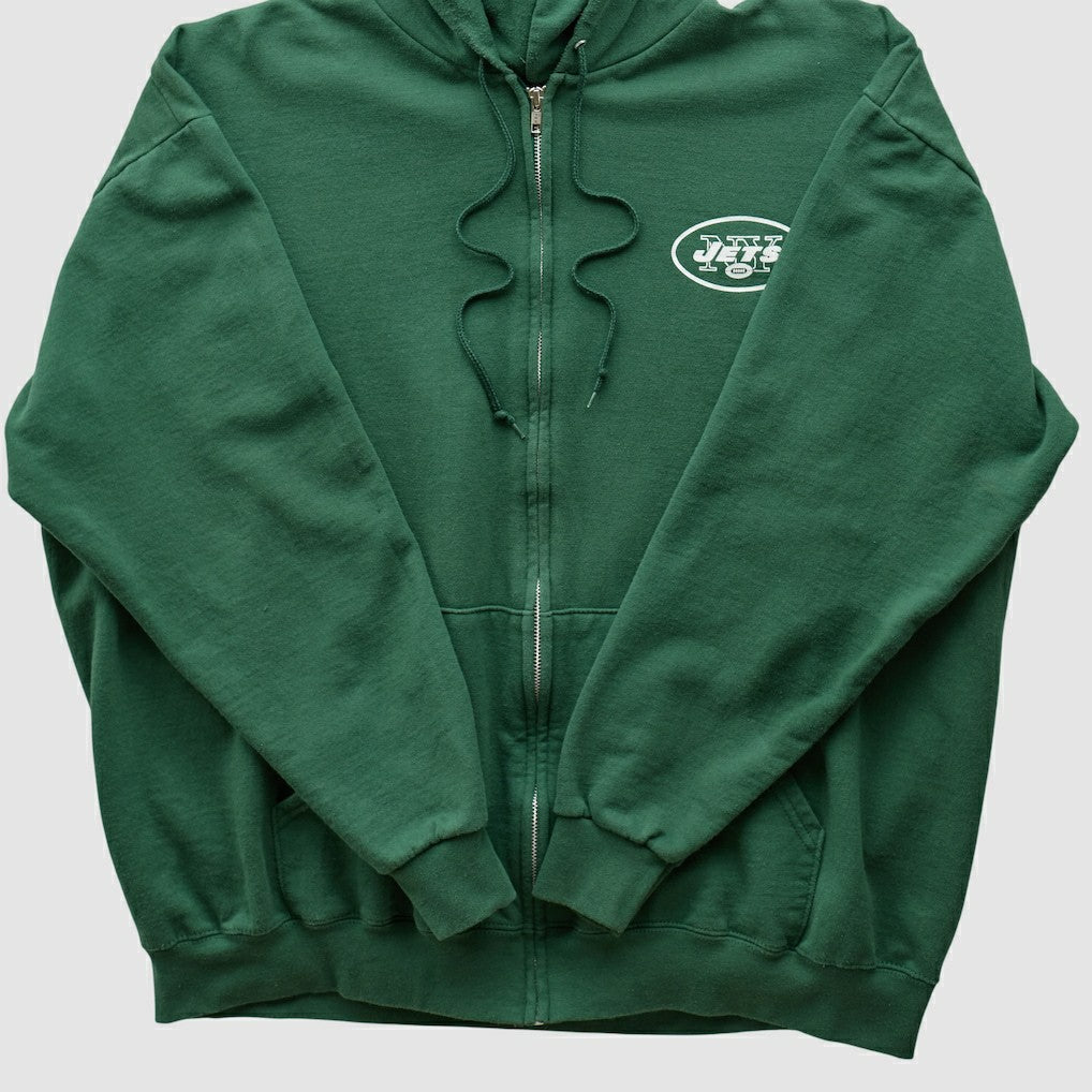 New York Jets Fanatics NFL 2000s Hooded Full Zip Sweatshirt