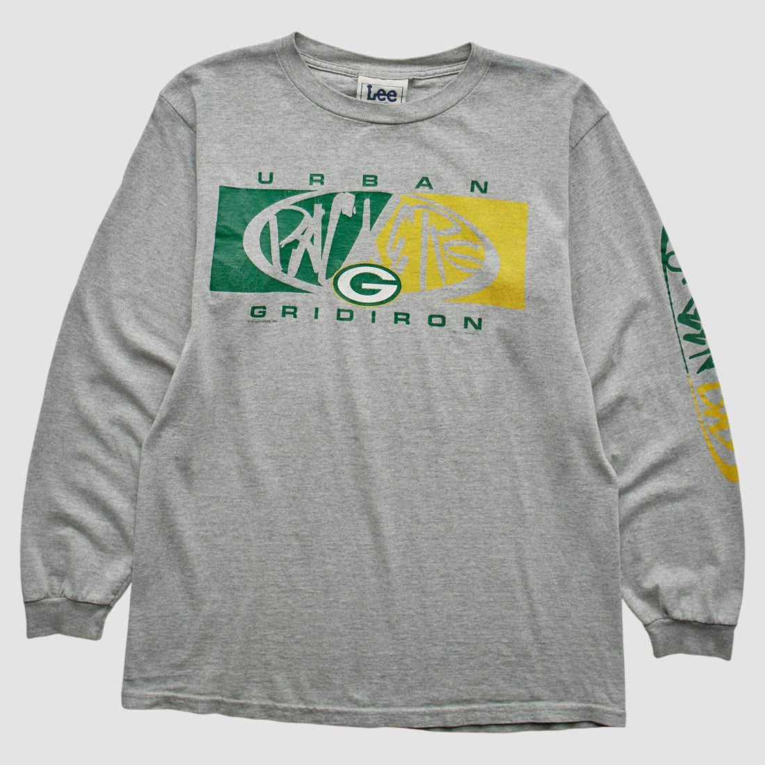Green Bay Packers Fanatics Lee Apparel 90s Long Sleeve T-shirt
