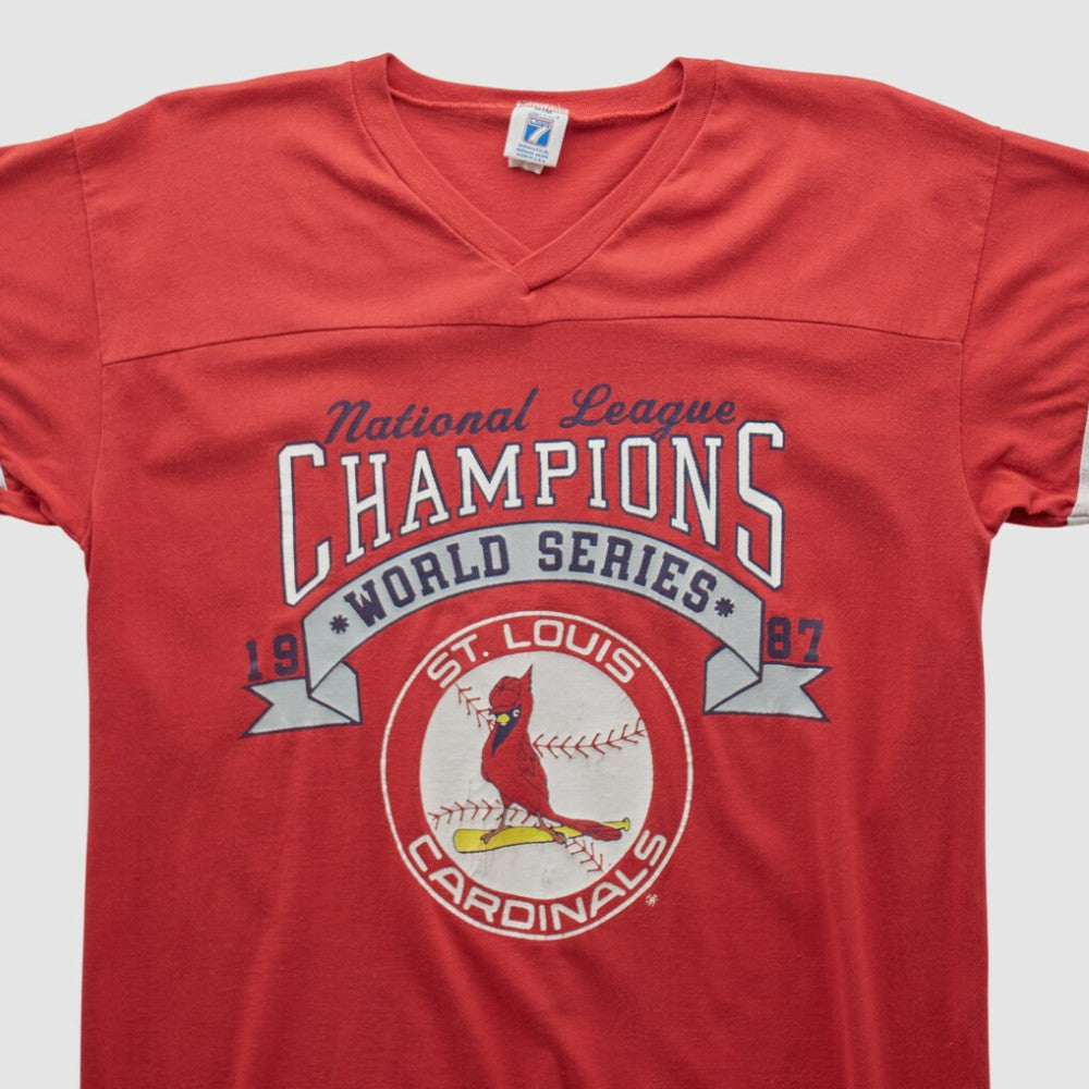 St. Louis Cardinals Logo Athletic 1987 T-shirt | MLB On Sale