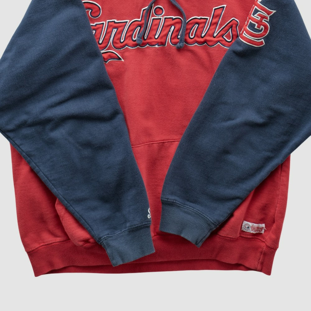 St. Louis Cardinals Stitches 2000s Hooded Pullover Sweatshirt | MLB Outlet
