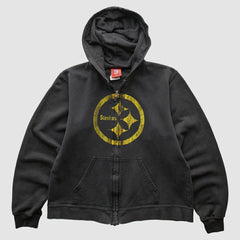 Pittsburgh Steelers Fanatics NFL 2000s Hooded Full Zip Sweatshirt