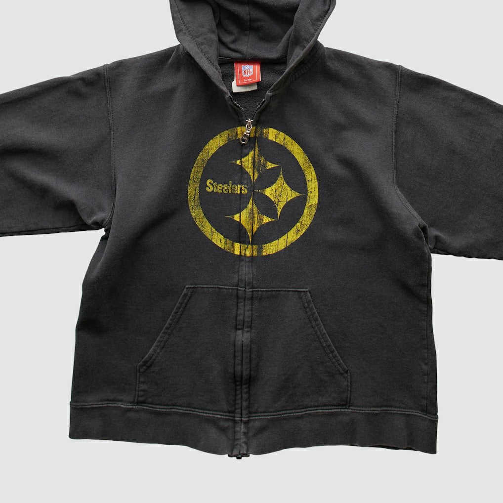 Pittsburgh Steelers Fanatics NFL 2000s Hooded Full Zip Sweatshirt