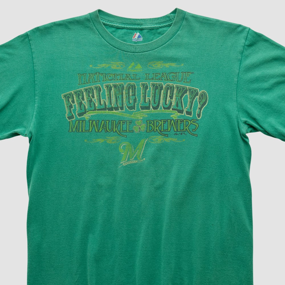 Milwaukee Brewers Majestic 2000s T-shirt | MLB Discount