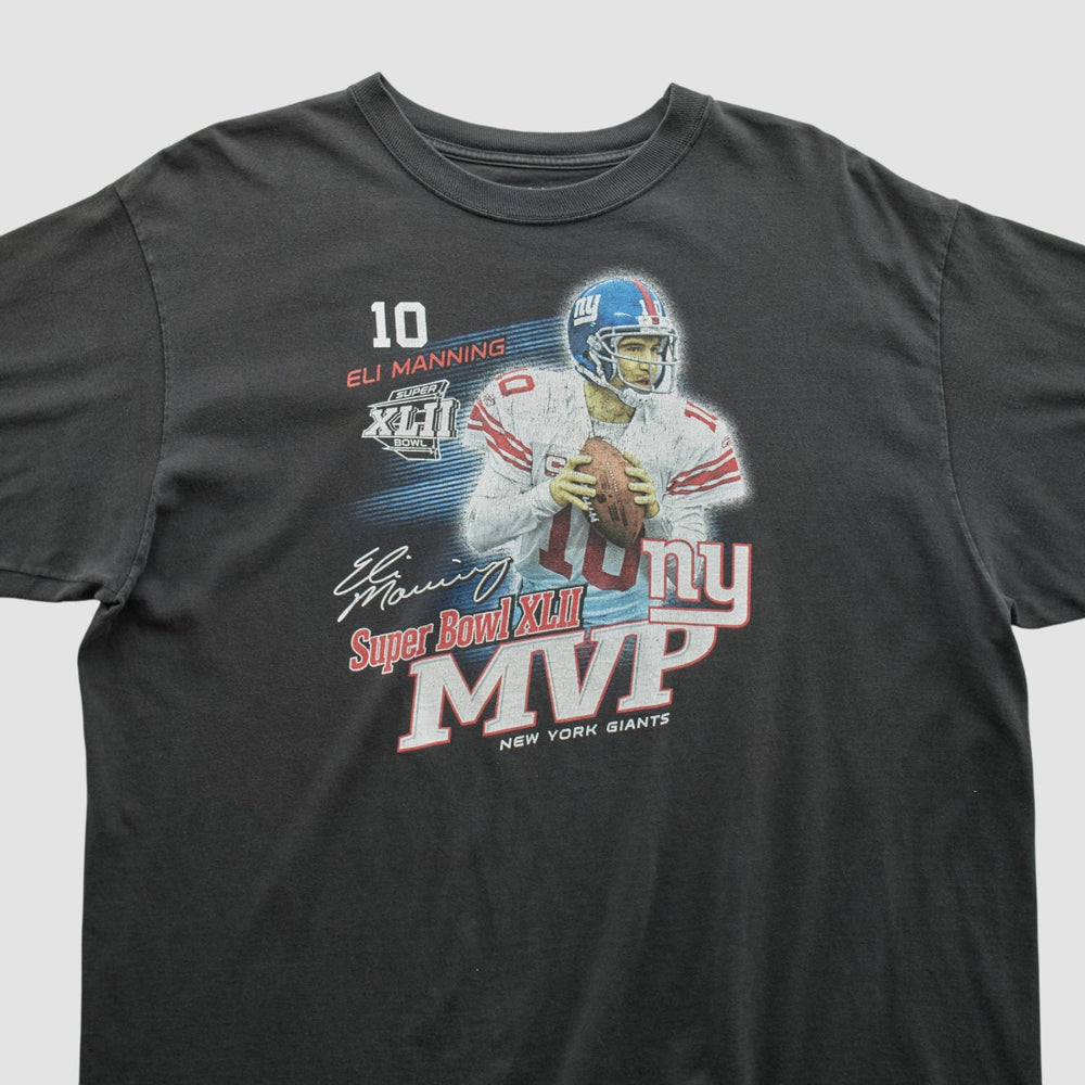 New York Giants Fanatics Superbowl XLII MVP Reebok 2008 T-shirt
