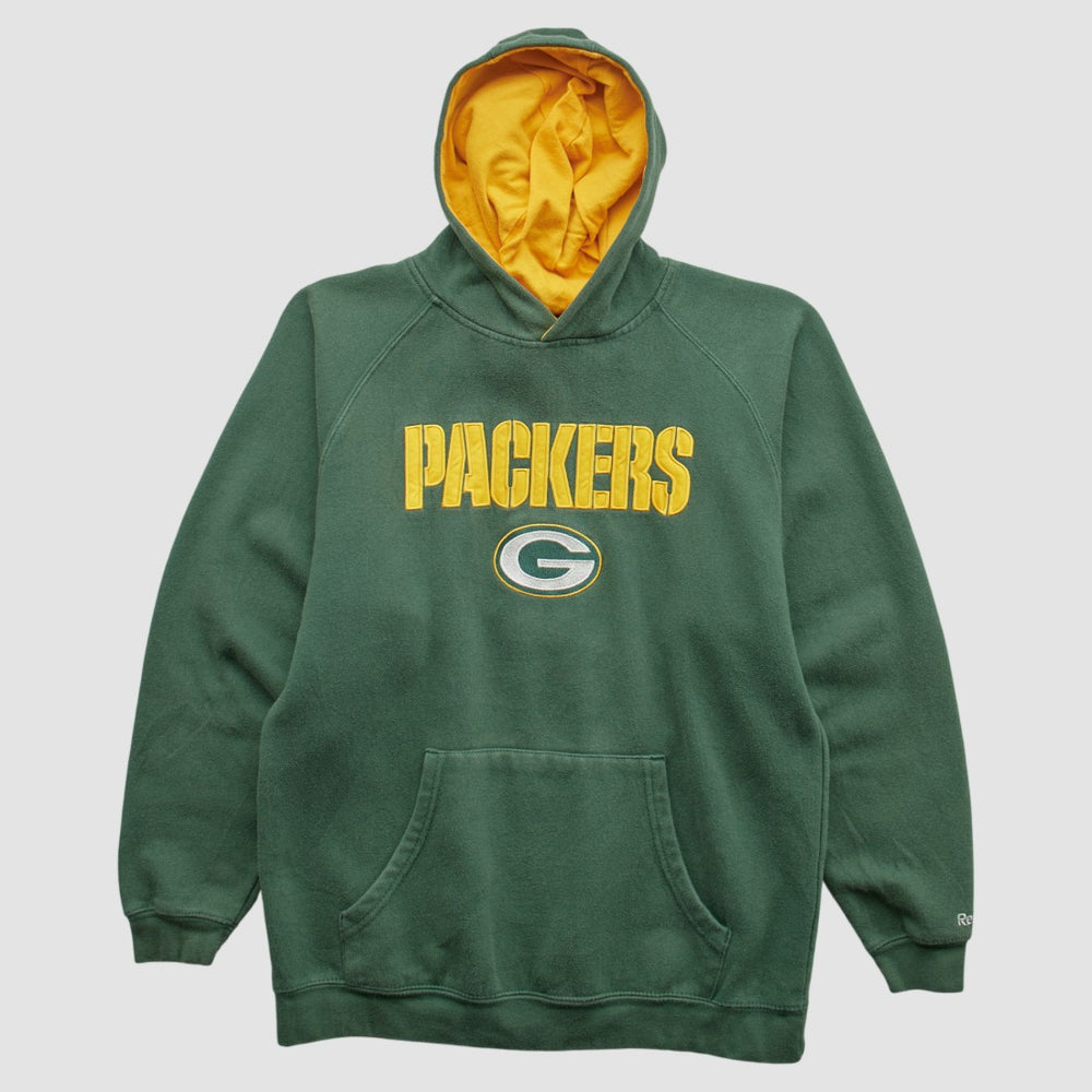Green Bay Packers Fanatics Reebok 2000s Hooded Pullover Sweatshirt