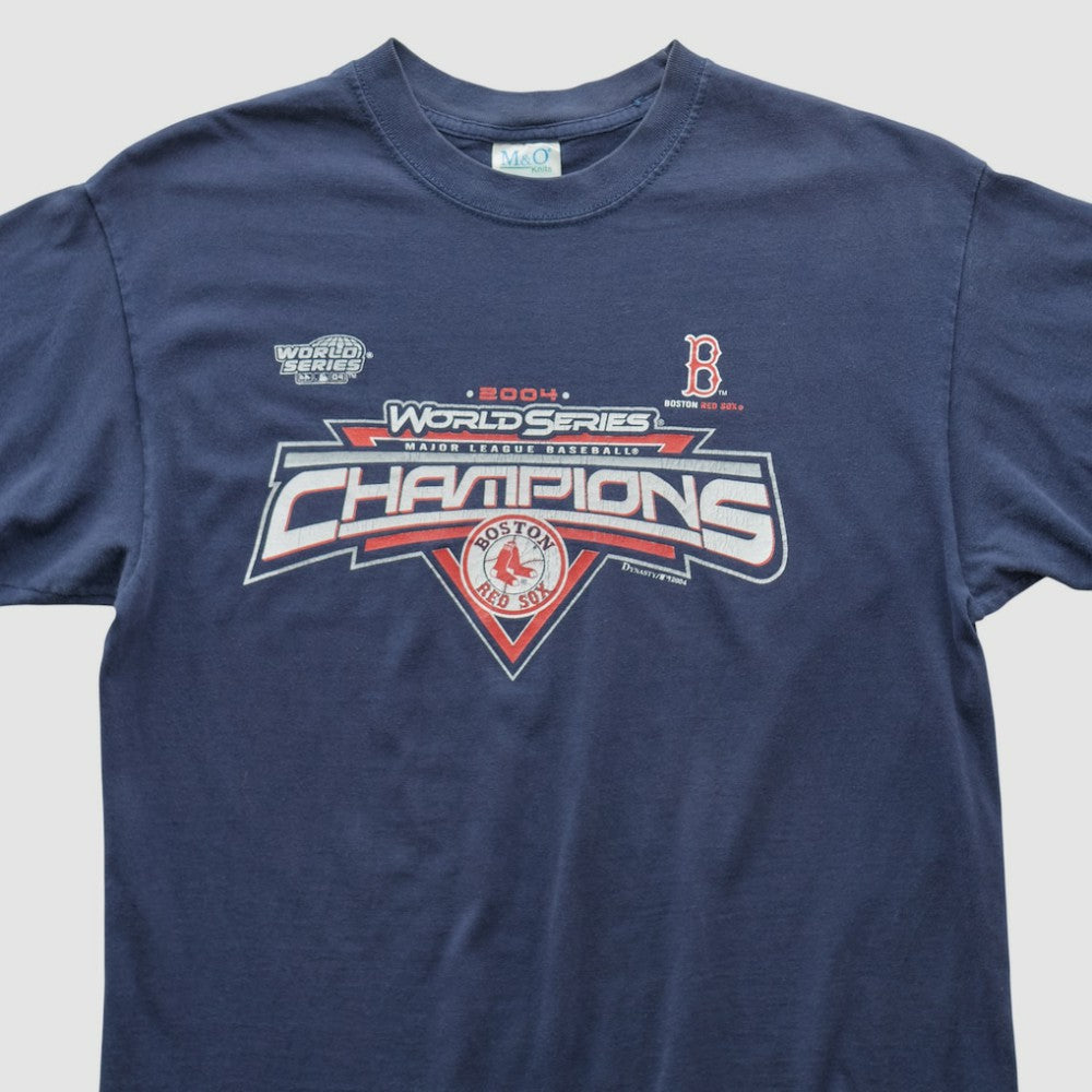 Boston Red Sox M&O Knits 2004 T-shirt | MLB Outlet