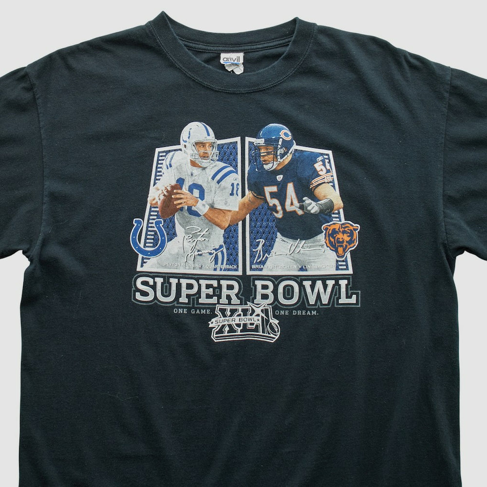Indianapolis Colts Fanatics Superbowl XLII Anvil 2008 T-shirt