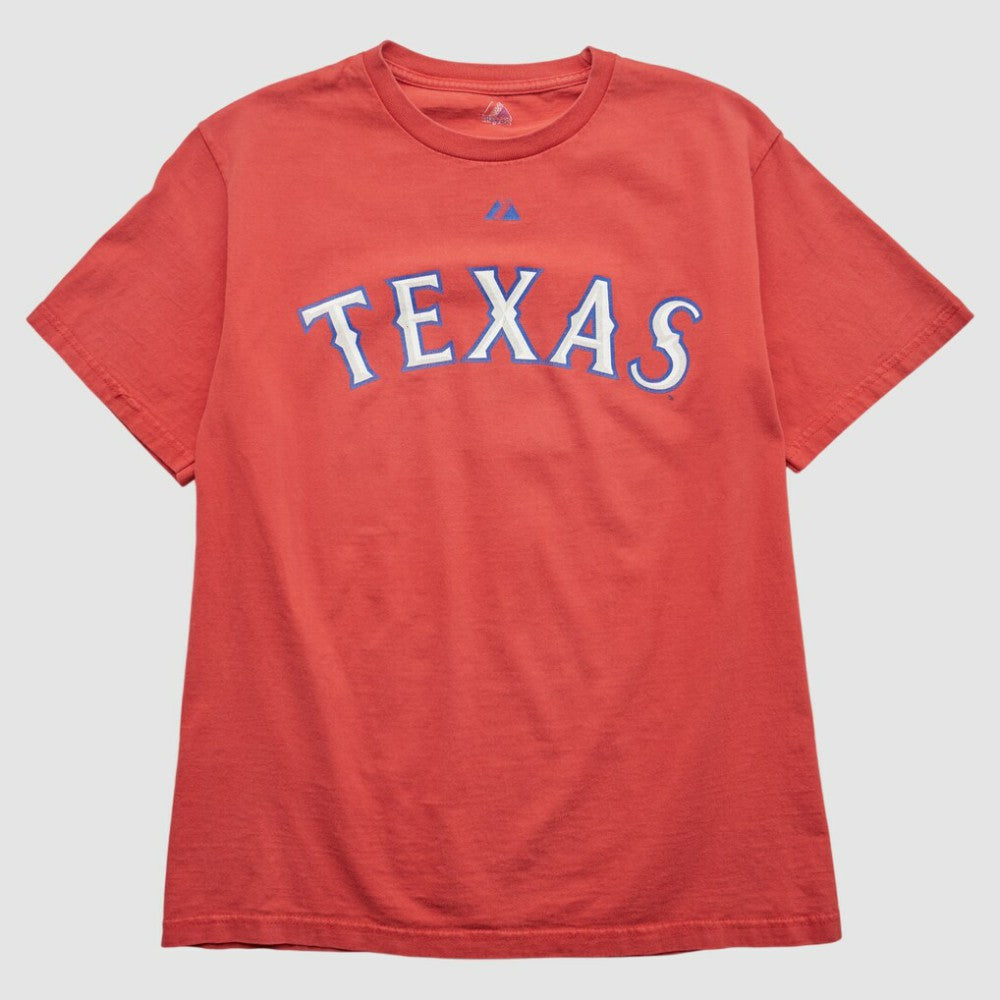 Texas Rangers Majestic 2000s T-shirt | MLB Outlet
