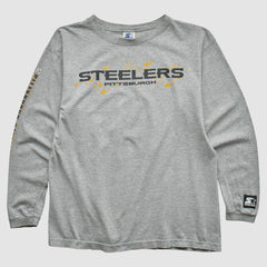 Pittsburgh Steelers Fanatics Starter 90s Long Sleeve T-shirt