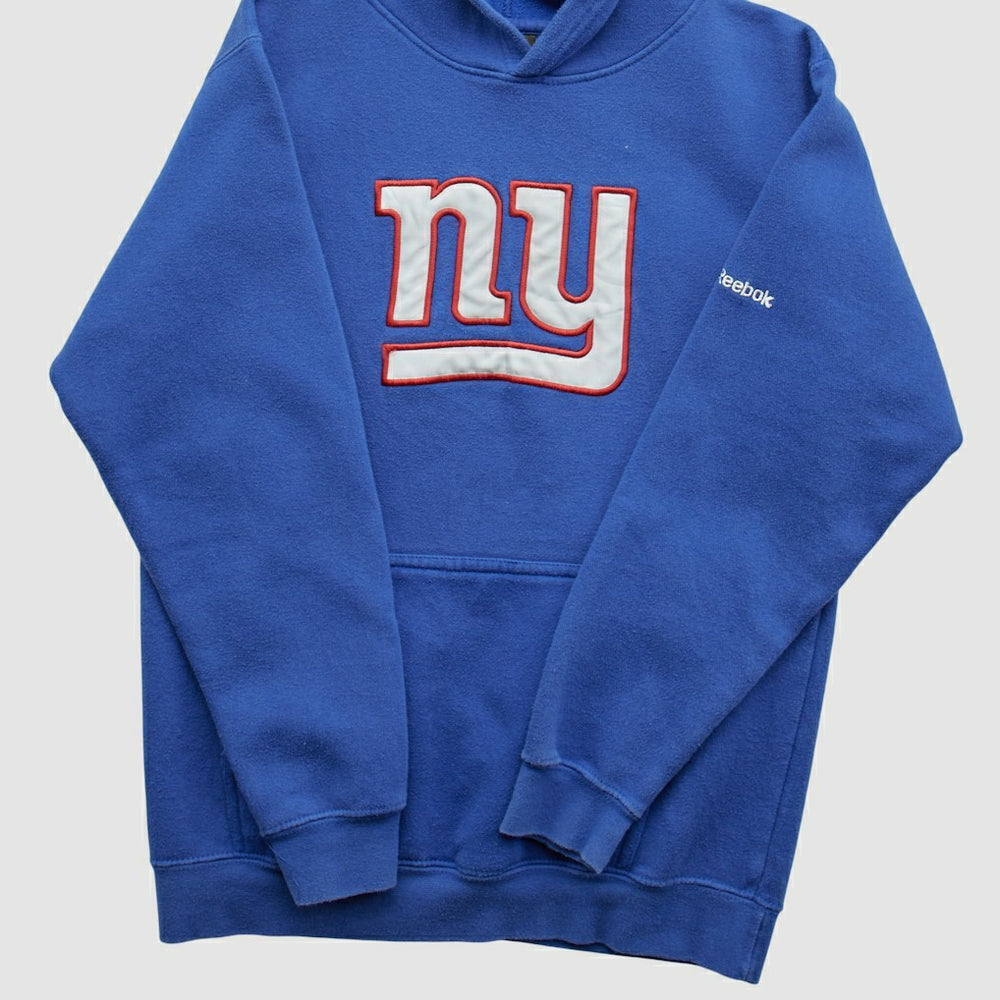 New York Giants Fanatics Reebok 2000s Hooded Pullover Sweatshirt