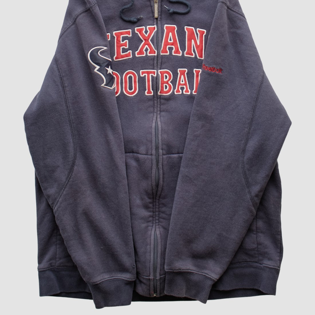 Houston Texans Fanatics Reebok 2010s Hooded Full Zip Sweatshirt