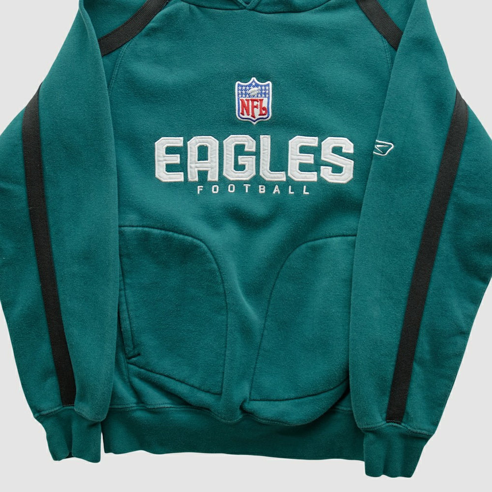 Philadelphia Eagles Fanatics Reebok 2000s Hooded Pullover Sweatshirt