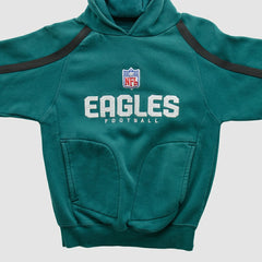 Philadelphia Eagles Fanatics Reebok 2000s Hooded Pullover Sweatshirt