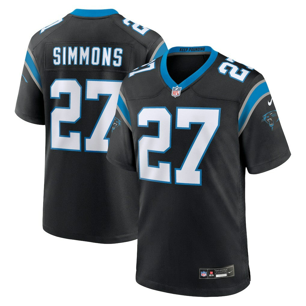 Carolina Panthers Nike Isaiah Simmons  Team Game Jersey