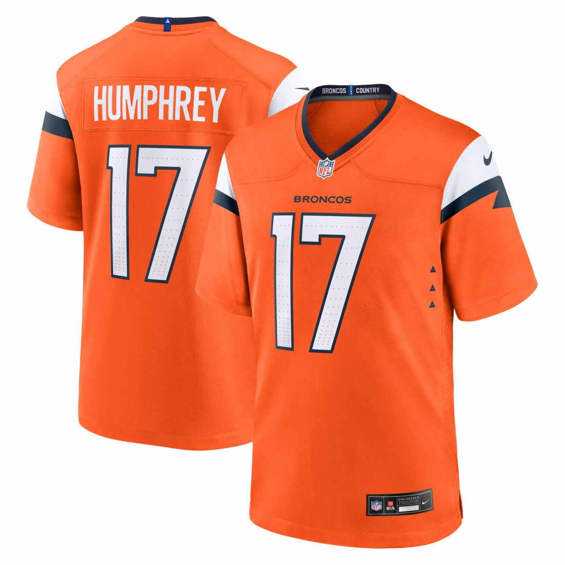 Denver Broncos Nike Lil'Jordan Humphrey  Team Game Jersey