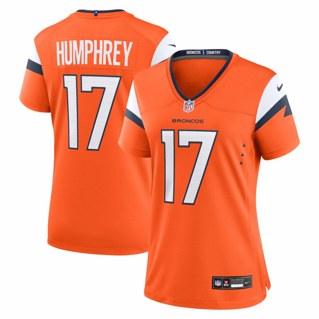 Denver Broncos Nike Lil'Jordan Humphrey  Women's Team Game Jersey