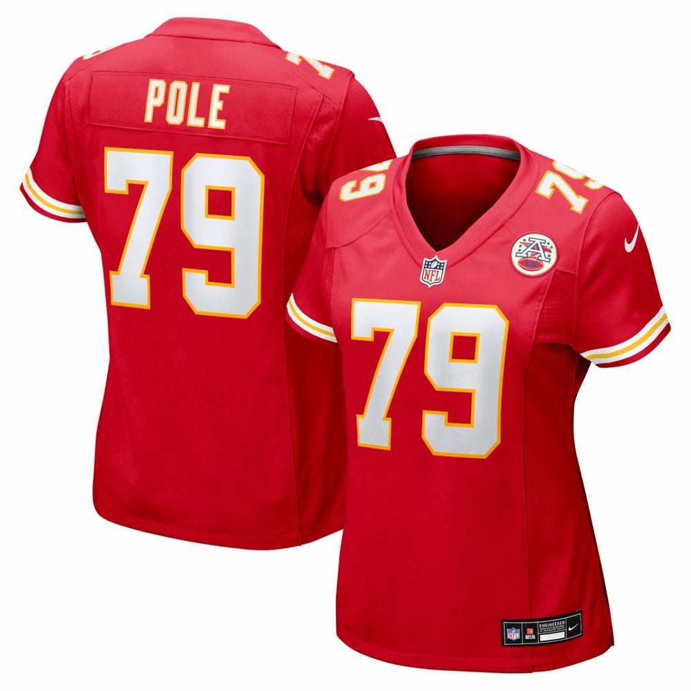 Kansas City Chiefs Nike Esa Pole  Women's Team Game Jersey