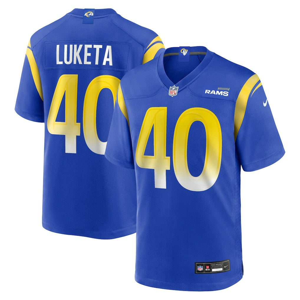 Los Angeles Rams Nike Jesse Luketa  Team Game Jersey
