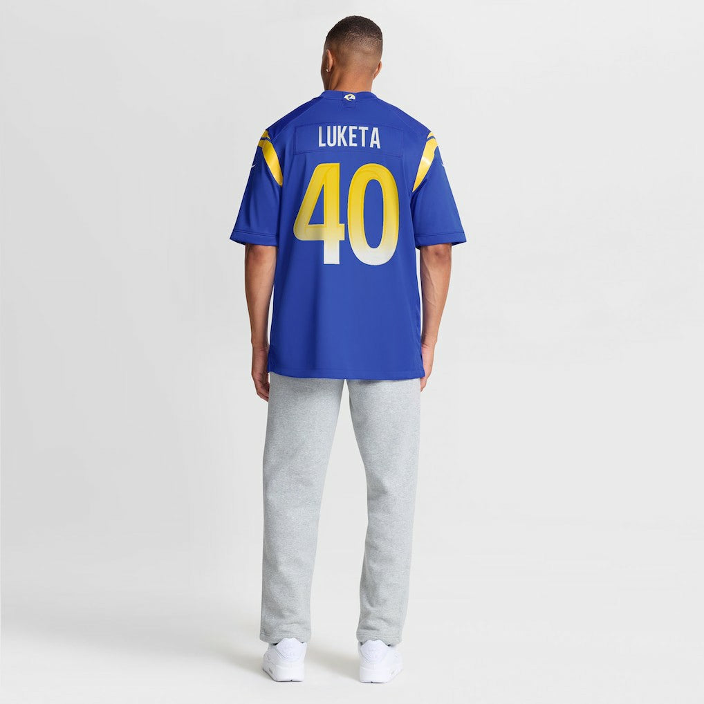 Los Angeles Rams Nike Jesse Luketa  Team Game Jersey