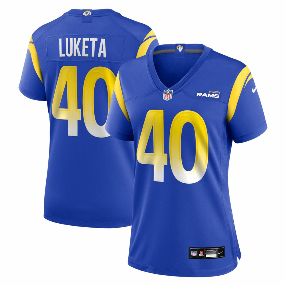Los Angeles Rams Nike Jesse Luketa  Women's Team Game Jersey