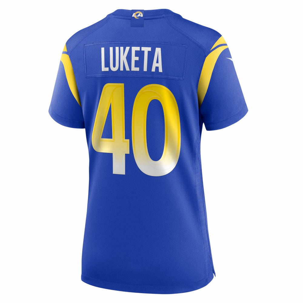 Los Angeles Rams Nike Jesse Luketa  Women's Team Game Jersey