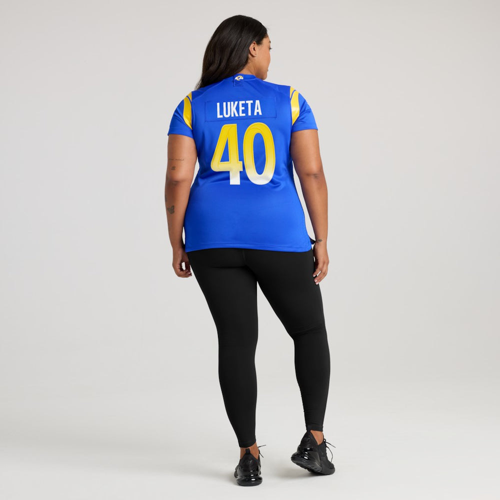 Los Angeles Rams Nike Jesse Luketa  Women's Team Game Jersey