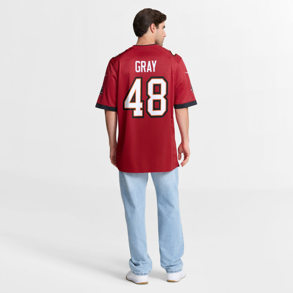 Tampa Bay Buccaneers Nike JT Gray  Team Game Jersey